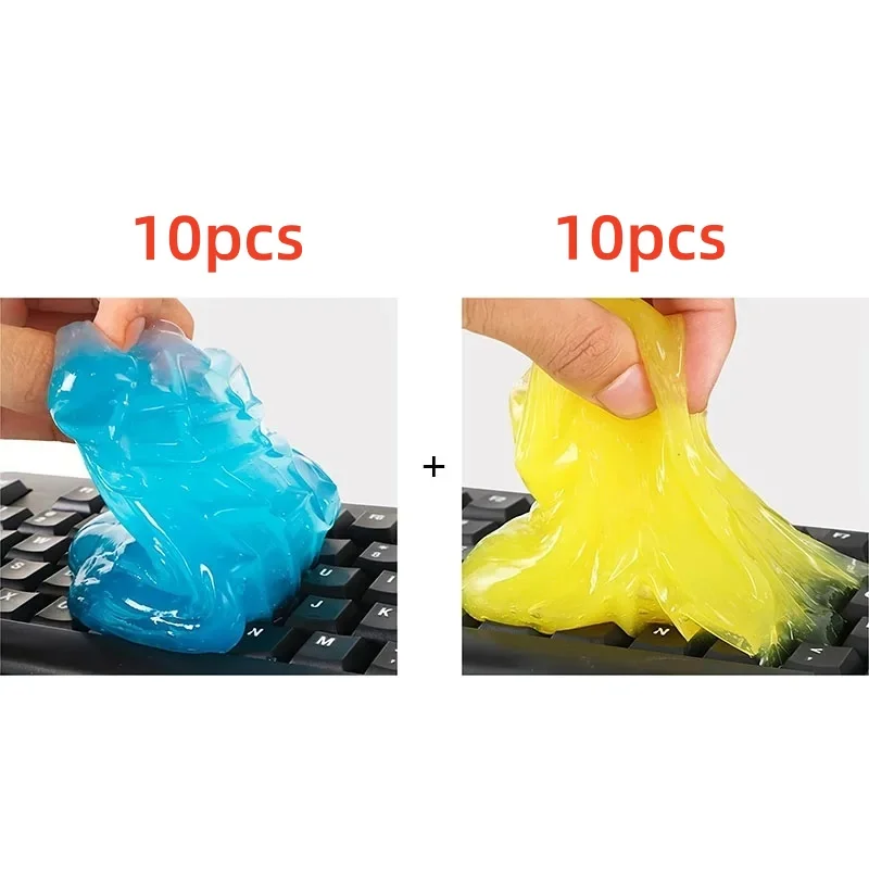 NewAuto Auto Reinigung Pad Kleber Pulver Reiniger Magie Reiniger Staub Entferner Gel Hause Computer Tastatur Sauber Werkzeug Auto Reinigung