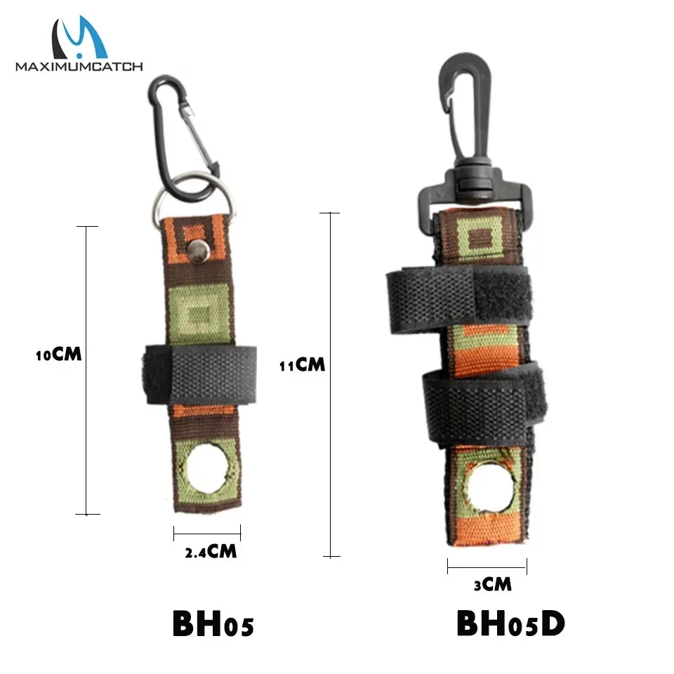 MAXCATCH Fly Fishing Floatant Bottle Holder Ultralight Aluminum Cloth Bottle Clip Fly Fishing Tool Accessory