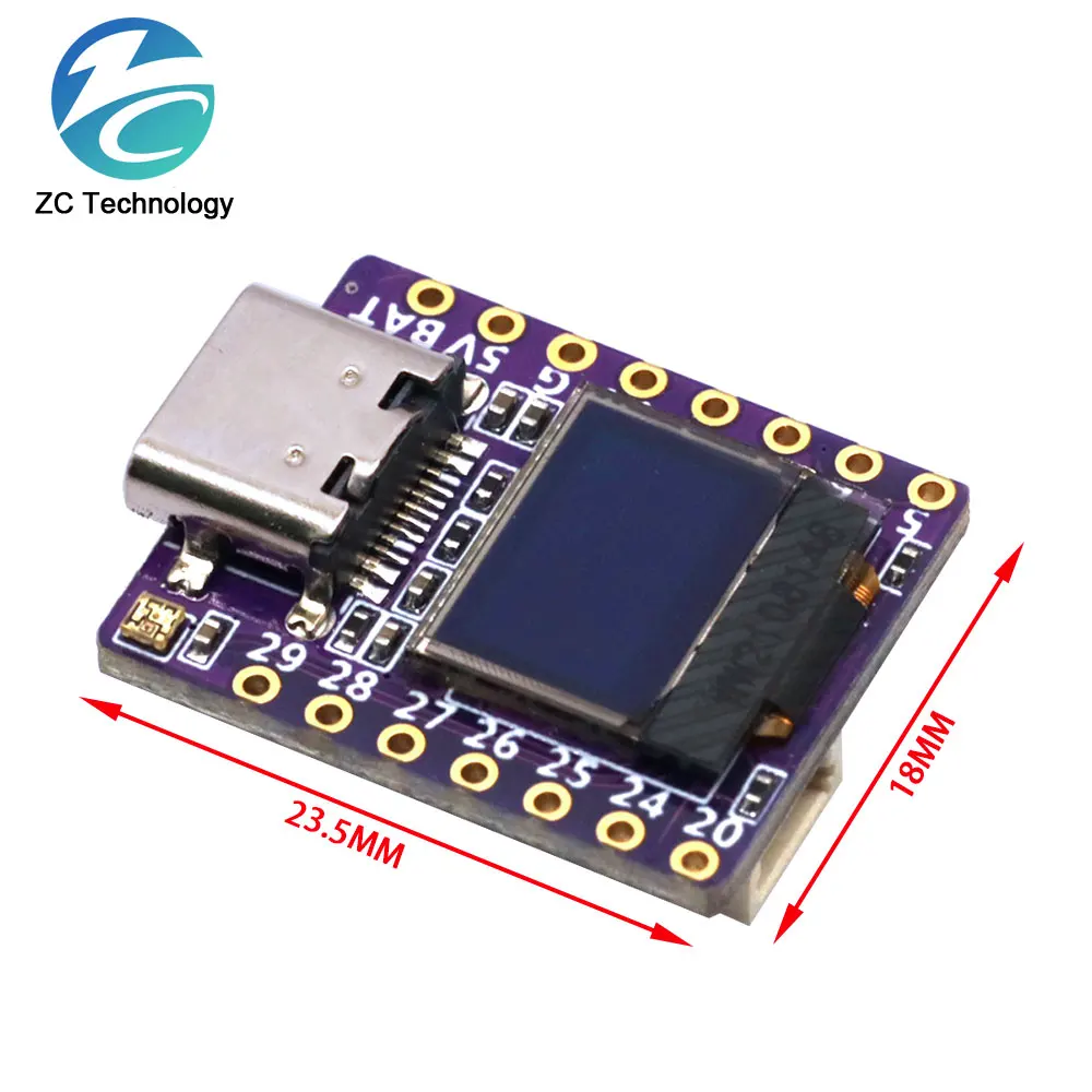 Raspberry Pi Pico rp2040 development board with 0.42 inch LCD supports Arduino and micropyth