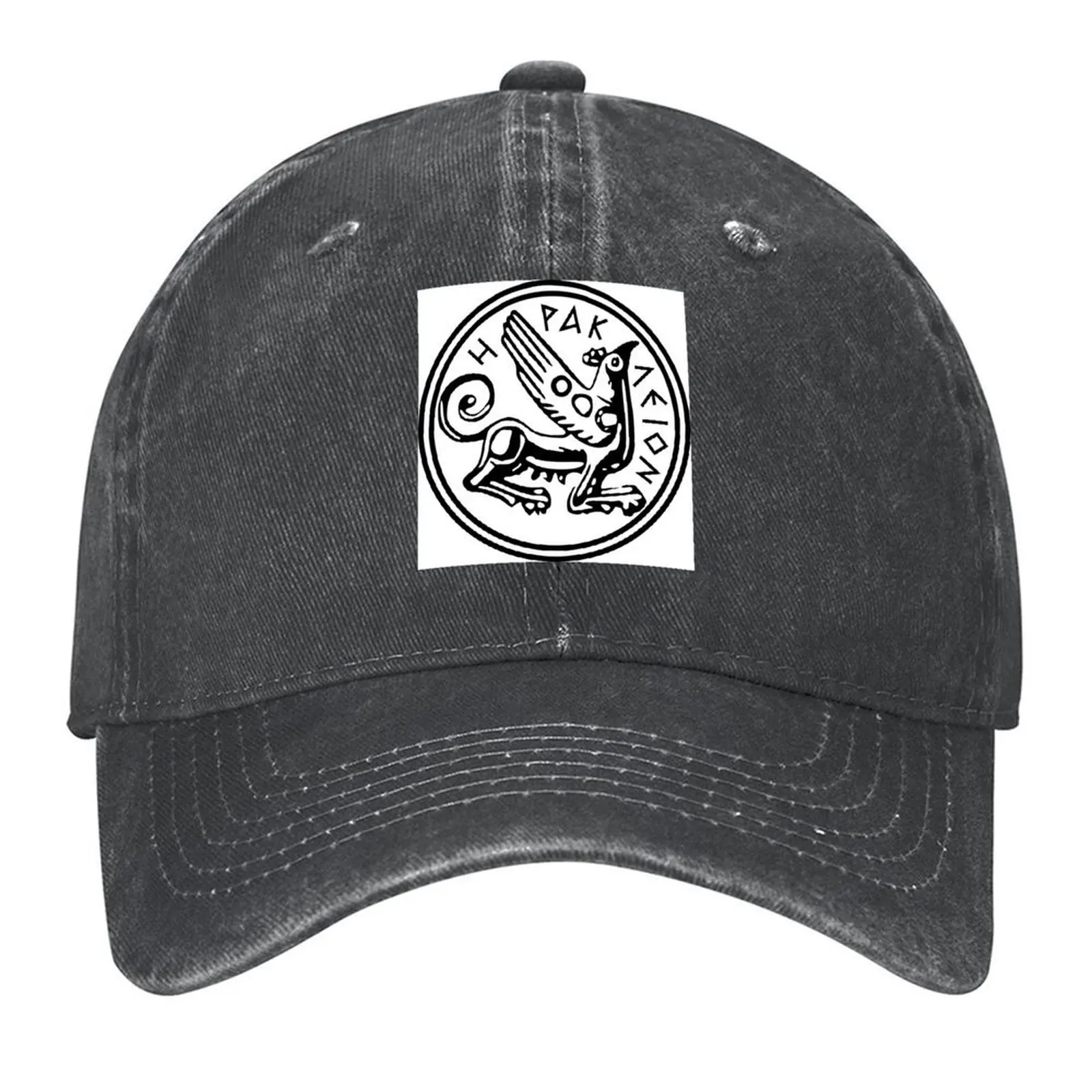 

Seal of Heraklion, Greece Baseball Cap western Hat sun hat men's big size hat Beach Baseball Men Women's