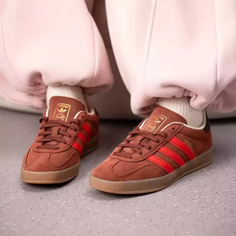 Adidas Zigzag Color-Contrast T-Head Shoes for Men/Girls - GAZELLE Training Sneakers - IH9661