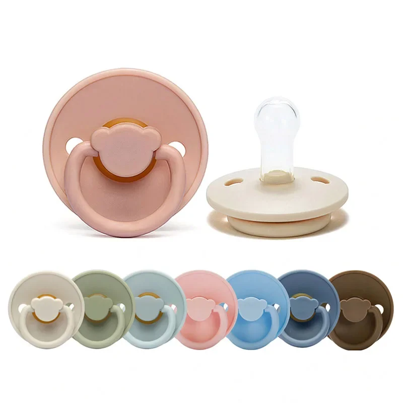 Lindo oso de silicona tetina de bebé sin BPA chupete de bebé de grado alimenticio chupetes recién nacidos chupete para regalo de bebé Chupetes Para