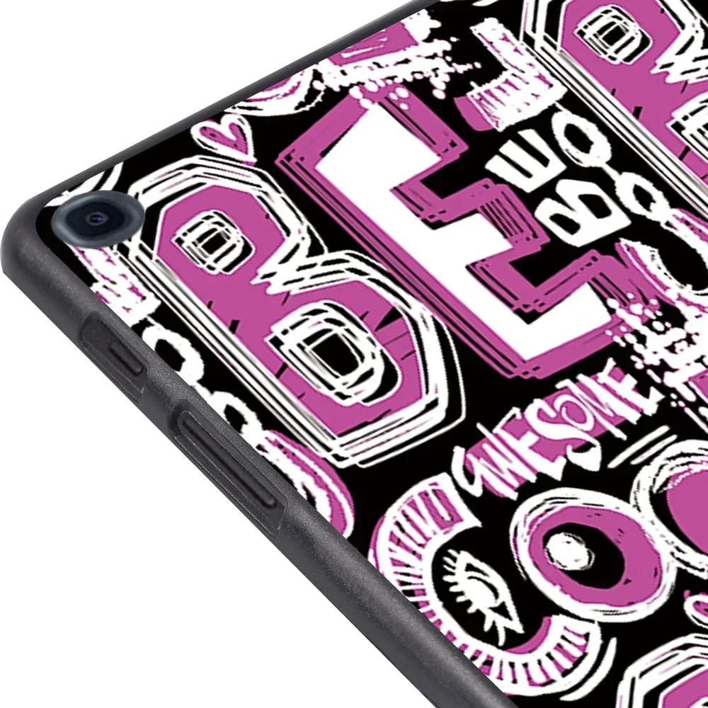 Funda para tableta Samsung Tab A7 10,4 "/A7 Lite 8,7"/S7 11 "/S6 Lite 10,4 "/A 8,0" 10,1 "10,5" carcasa de plástico con estampado artístico Graffiti