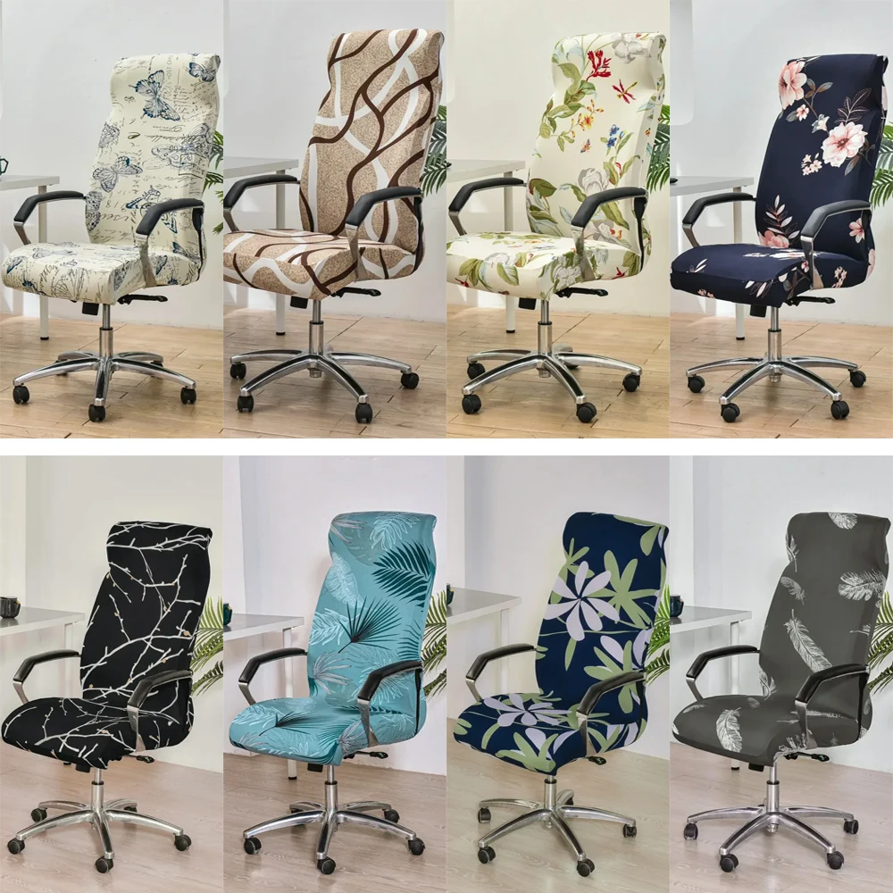 

Office Stretch Spandex Chair Cover Anti-dirty Computer Seat Chair Cover Removable Office Seat Chair Slipcover fundas para sillas