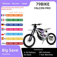 79BIKE Falcon Pro Electric Bike Motorcycles 5000W Brushless Gearless Motors 72V35AH Lithium Battery Adult Off Road Ebike