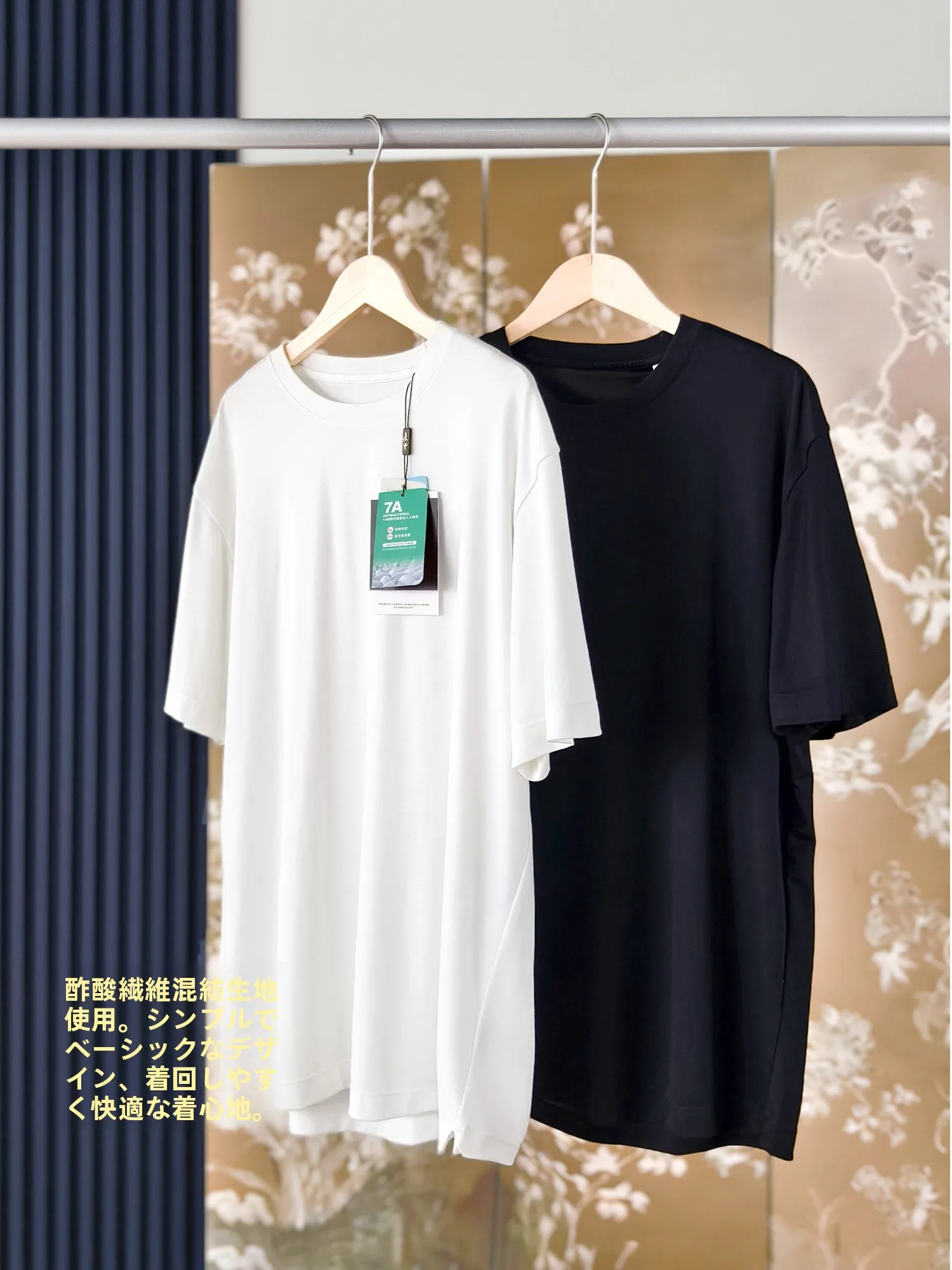 

Acetate T-irt Men's Basic round Ne ort Sve Soft Skin-friendly Breathable Summer Sweat-ng Regular Fit Casual Wear