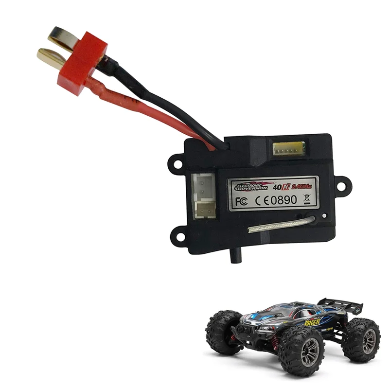 Contrôleur de vitesse électronique ESC, ZJ07, prise T pour Xinlehong 9130, 9135, 9137, 1/16, pièces de rechange de voiture RC