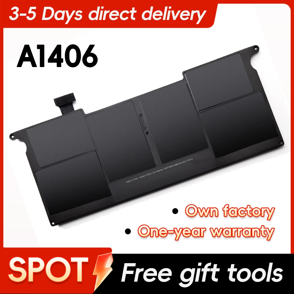 BGBT A1375 Battery A1406 A1465 for Apple MacBook Air 11 inch A1370 2011-2015