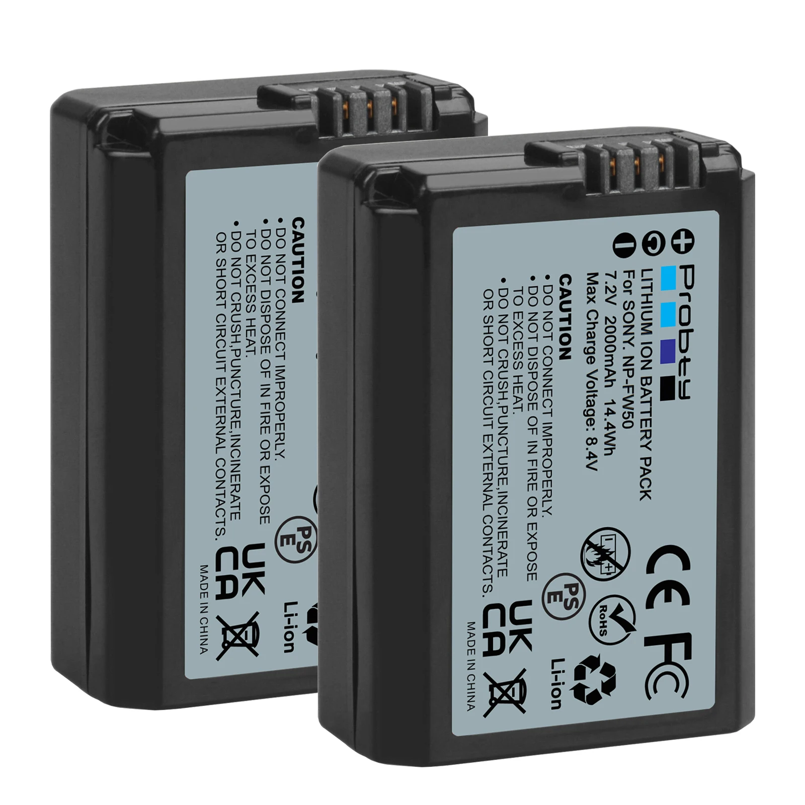 NP-FW50 Replacement Battery or Charger Set For Sony ZV-E10 A7 A7R A7RII A7II A7SII A7S A7RII A6300 A6400 A6500 VG-C1EM