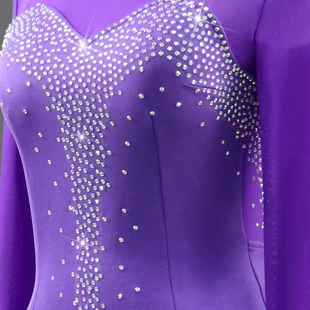 Abito da ballo latino per ragazze, abiti da ballo da donna, abito da competizione per occasioni speciali, ballo di fine anno 2025, costume da sera di scena