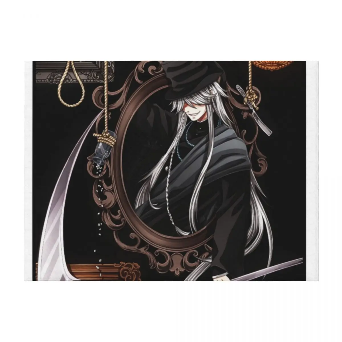 

Undertaker black butler Throw Blanket Hairys Weighted Plush Soft Blankets