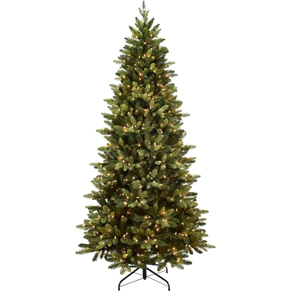 Pre-Lit 7.5' Slim Westford Spruce Artificial Christmas Tree with 500 Lights, Green Product Dimensions	43