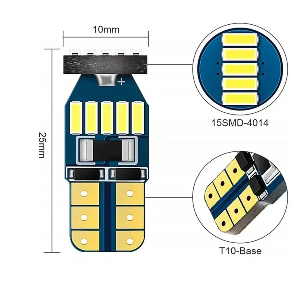 2pcs License Plate Number Light T10 CANbus For Nissan JUKE 2012-2017 2015 2014 2016 Car Products License Plate Lights