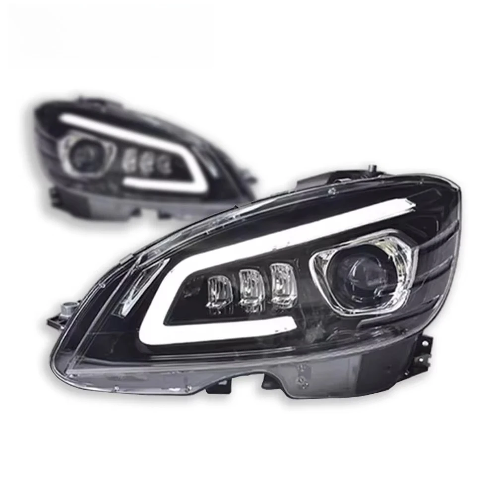 

2007-2011 W204 Headlight Full Light Emitting Diode Projector Headlight DRL Turn Signal