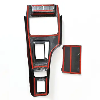 適用於豐田 Fortuner AN160 2016-2021 的碳纖維中控台蓋板內裝把手換檔桿電動車窗開關裝飾條(2018 2019 年)。 10 最佳銷售 碳纖維豐田Fortuner - №1