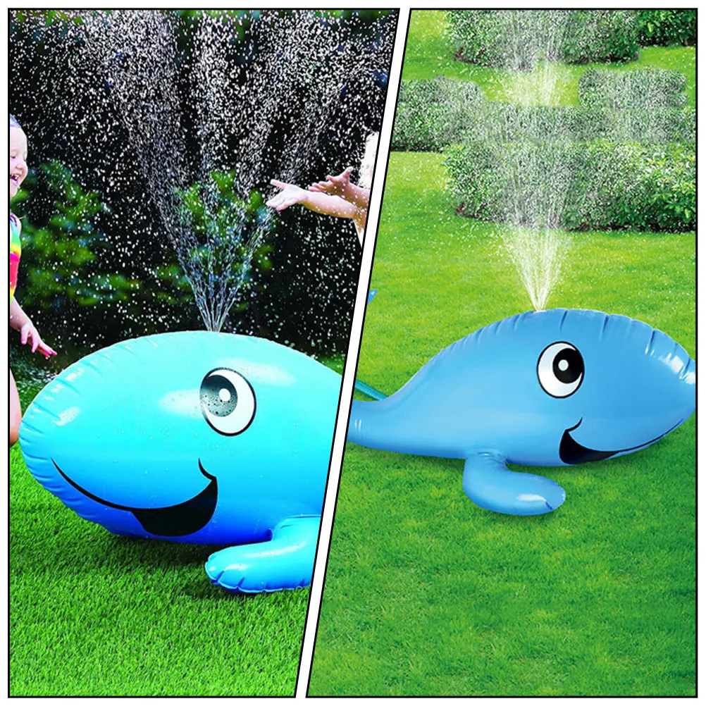 

Kids Water Sprayer Pad Children outside Play Sprinkler for Outdoor Inflatable Dolphin Pool