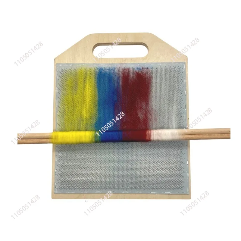 DIY Manual Wool Combing Machine, Wool Felt Colour Mixer for Fast Colour Mixing, Combing, And Spinning