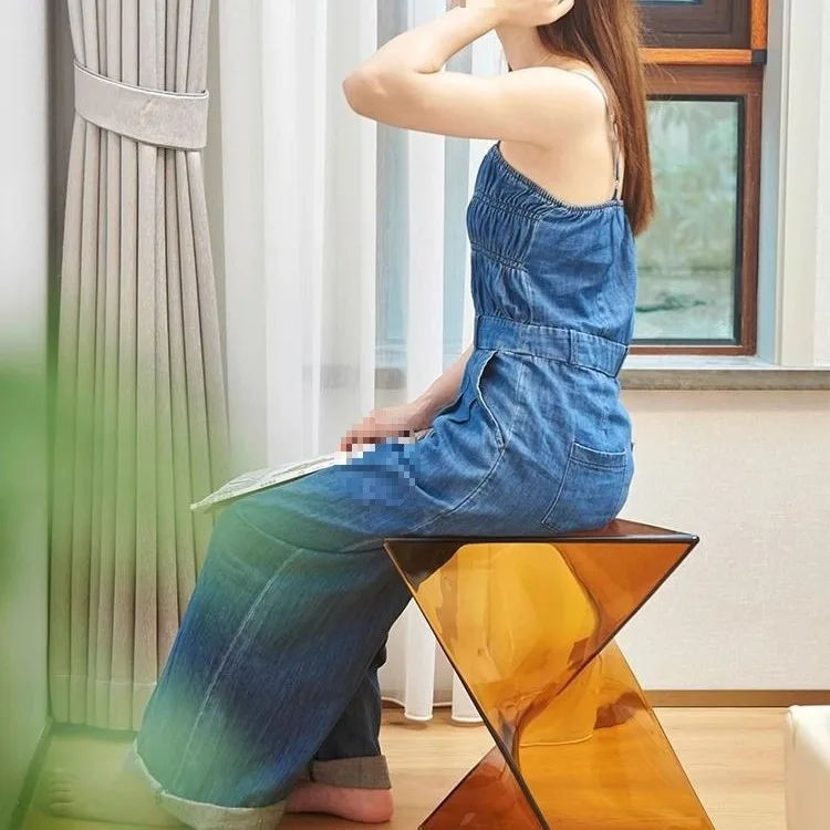 ins creative sofa side table modern simple small apartment geometric coffee table