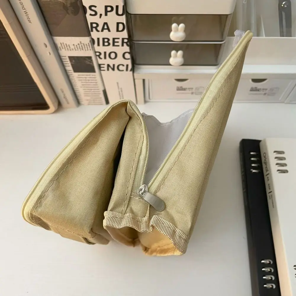 Stifttasche, vertikale Make-up-Tasche, Federmäppchen, geteilte Kosmetiktasche, Make-up-Pinsel-Aufbewahrung, wasserdichte Aufbewahrungstasche für die Hautpflege, Damen