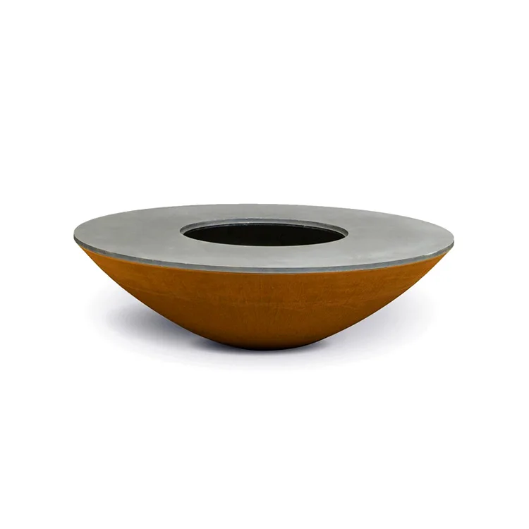 Eco Corten Korean Restaurant Table Top Bbq Grill , Smokeless Bbq Grill Charcoal , Korean Bbq Charcoal Grill Table