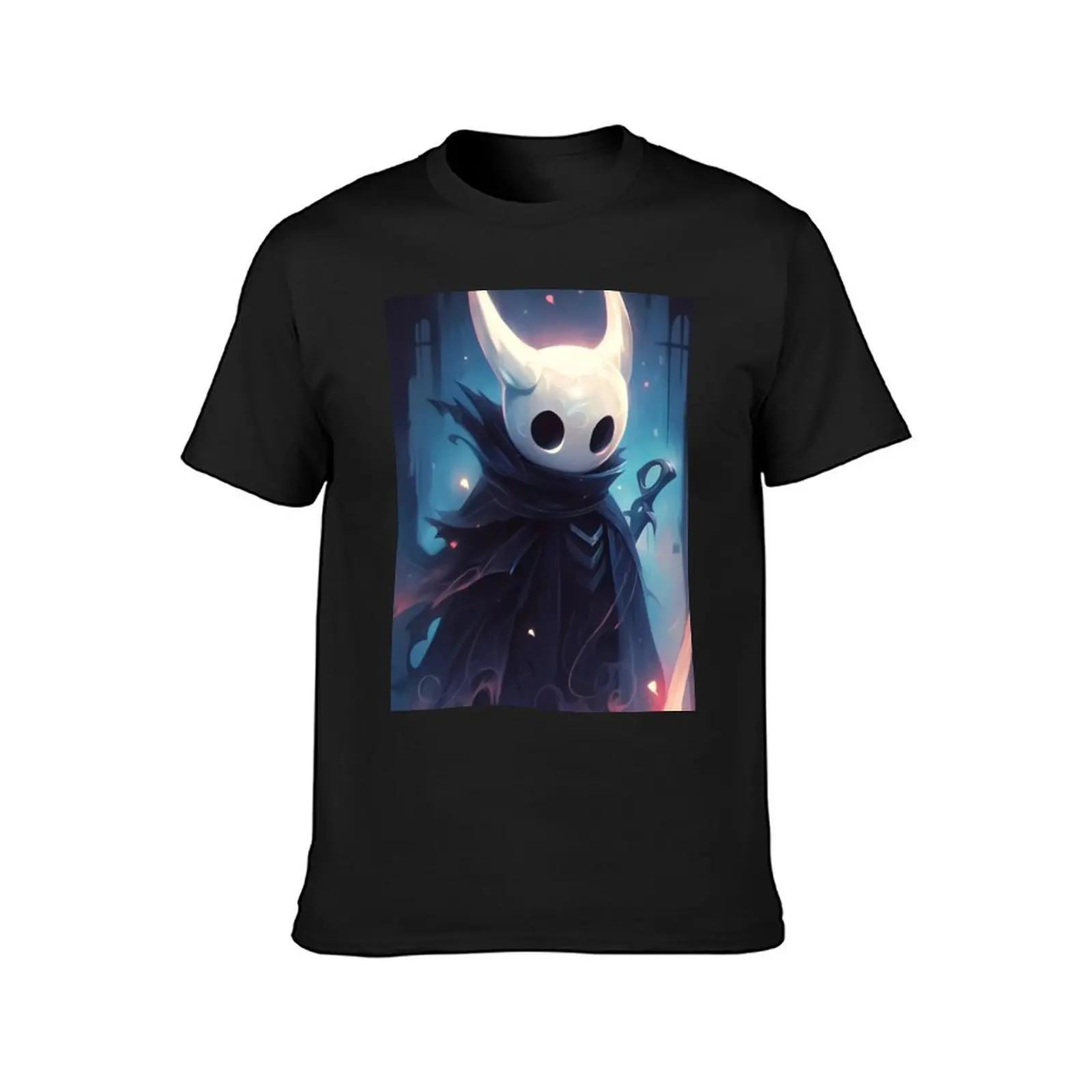 Knight: Journey Through the Shadows of Hollow Knight T-Shirt heavyweights customs mens t shirts