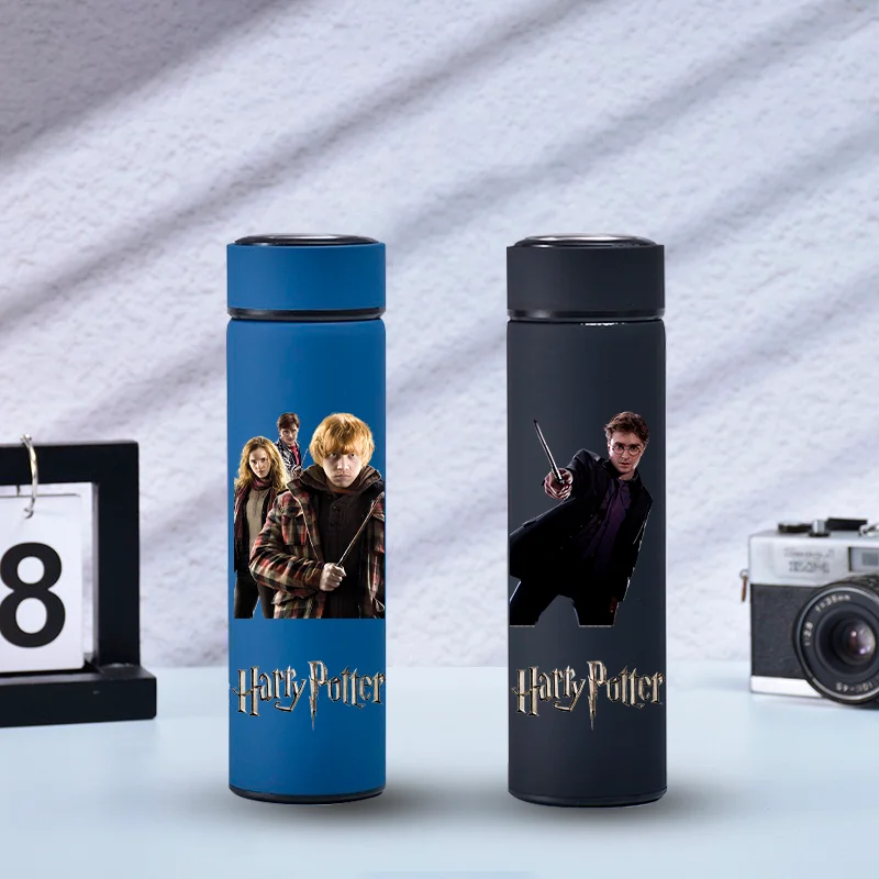 500ML Harry Potter Cartoon Stainless Steel Water Bottle Portable Leak Proof Insulated Cup Student Outdoor Sports Water Bottle