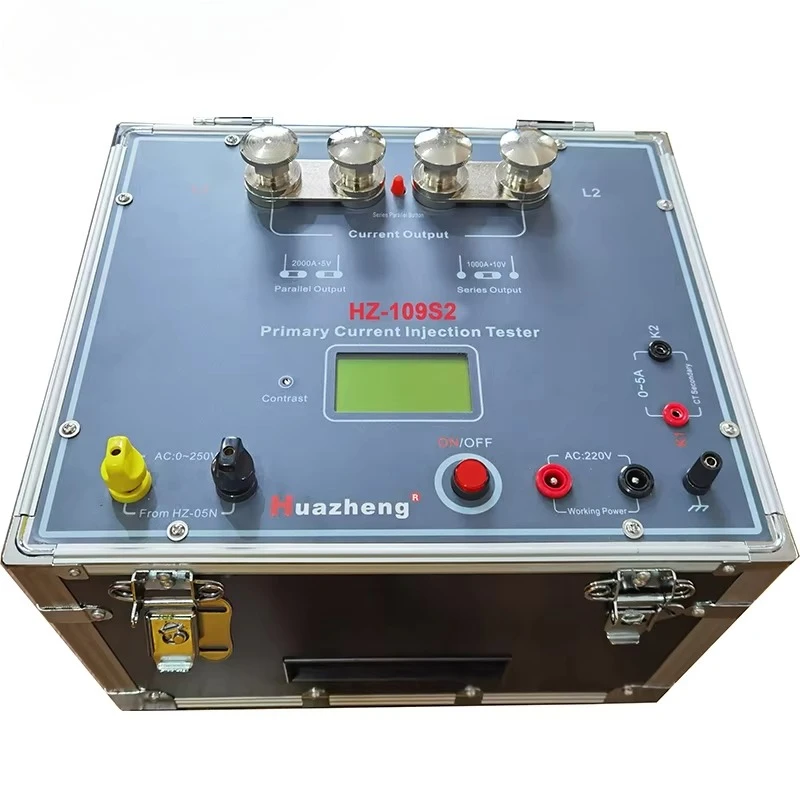 HZ-109S2 Primary Current Inje ctor Test Instrument 2000A High Current  Test System