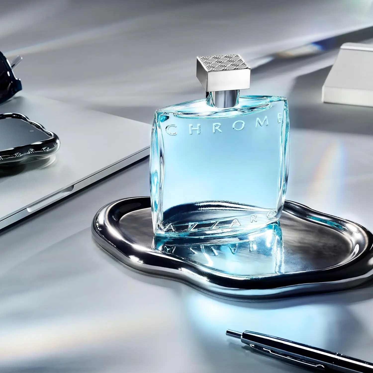 Azzaro Chrome Eau de Toilette كولونيا للرجال - الحمضيات، وودي، عطر موسكي عطور فاخرة للرجال 3.4FL OZ / ML #3