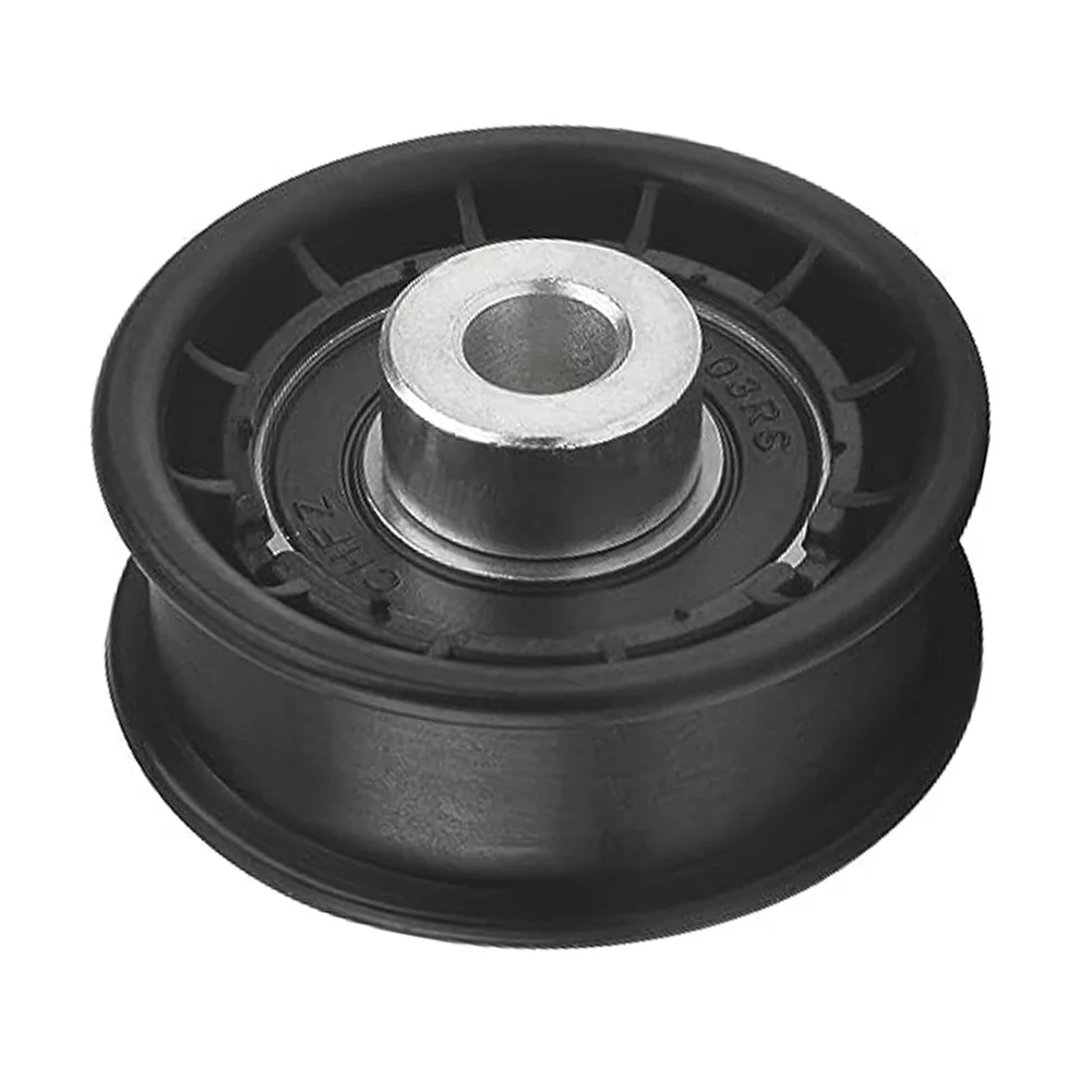 Metal Flat Idler Pulley 604491 with 2 2 Inch Size Compatible with For Hustler For Raptor Mowers Replacement Part
