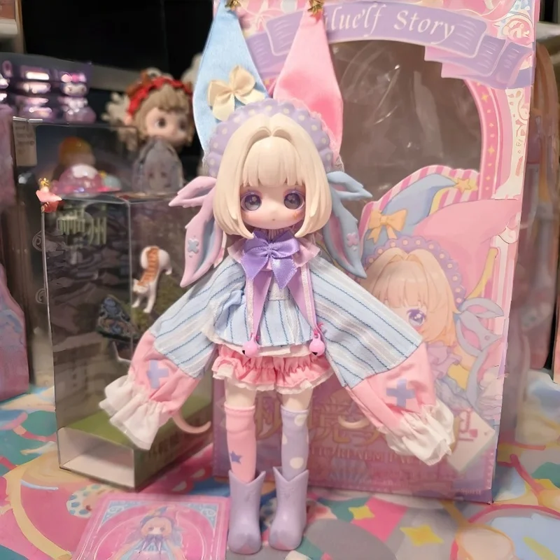Genuine The Luluelf Secret Realm Series Limited Edition Blind Box Caixa Caja Doll Desktop Ornament Cartoon Kawaii Model Toy Gift