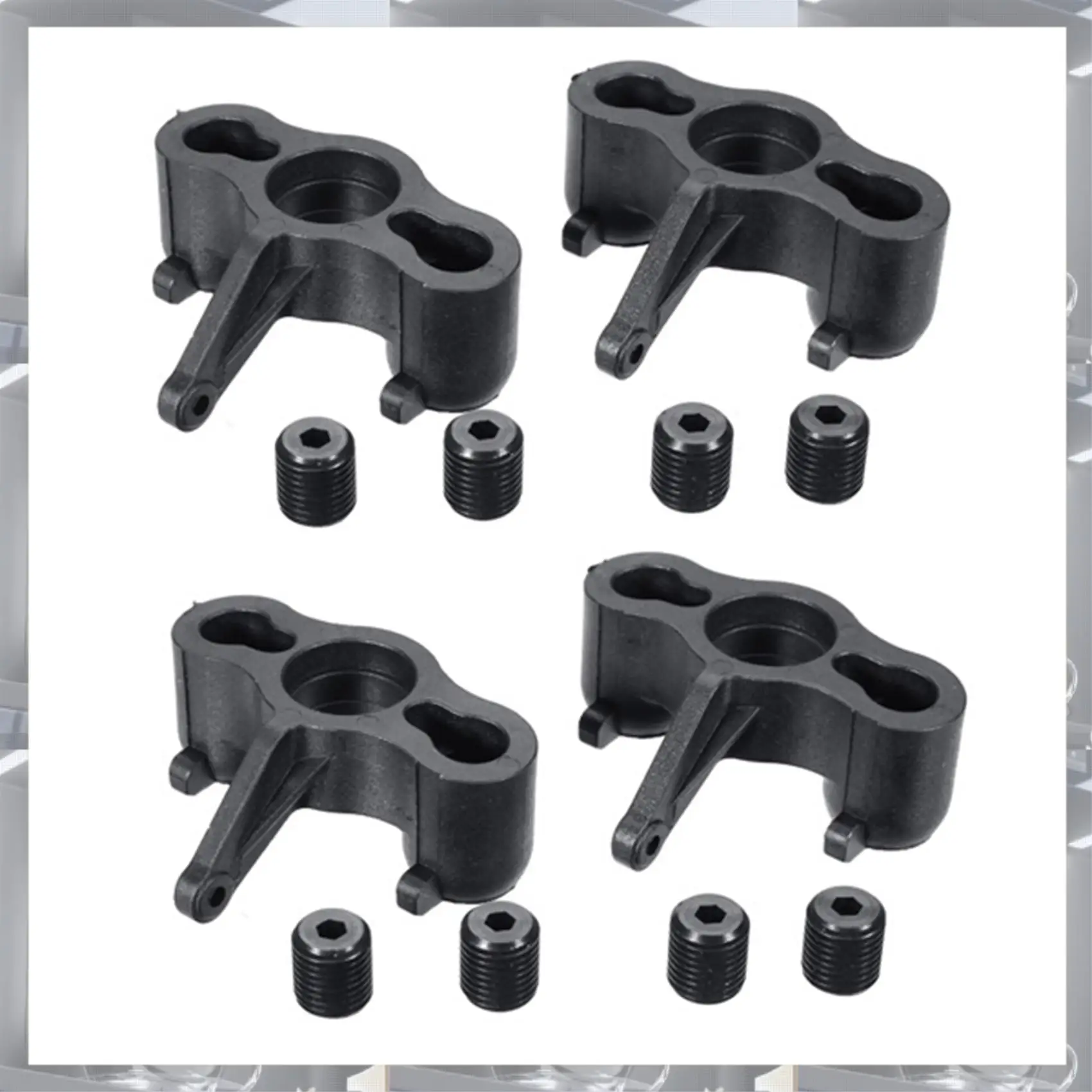 A84F-4PCS bloque de dirección nudillos de dirección portador de buje EA1003 para JLB Racing CHEETAH 1/10 accesorios de piezas de coche RC sin escobillas