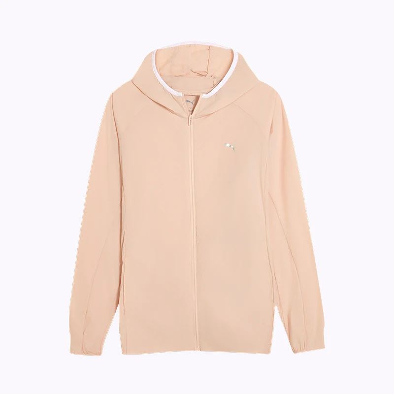 

Женская дышащая куртка Puma Authentic 2025 Summer с капюшоном, полупрозрачная, 527980-91