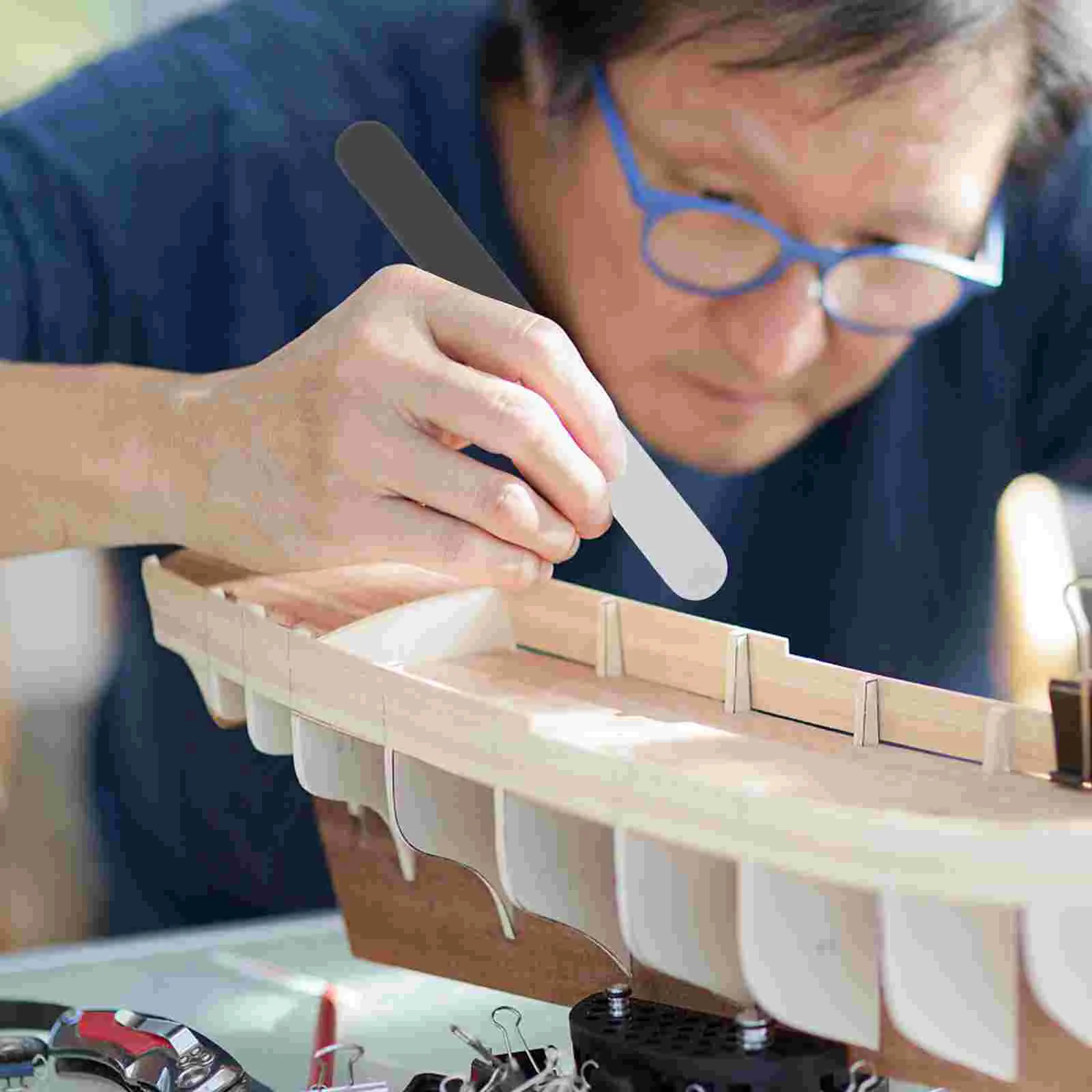 5 Pcs Grinding Bar Polishing File Sanding Sticks Plastic Models Tool Sander for Making Eva