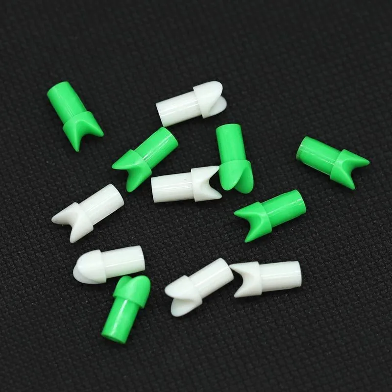 24pcs Archery Arrow Nock ID 4.2/6.2/7.6mm Arrow Shaft Crossbow Arrow Internal Crescent Tail Outdoor Shooting Accessories