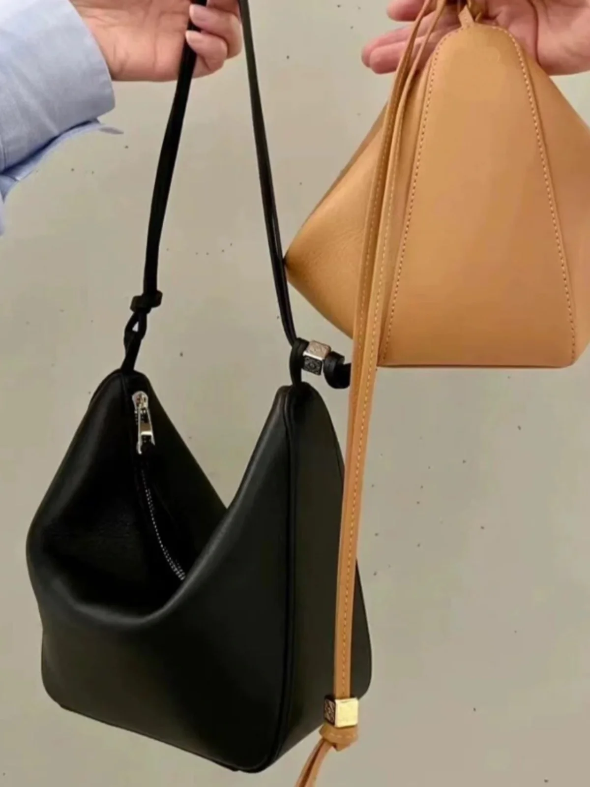 

2024 New Leather Underarm Bag Women's Faion Crossbody Bag Soft Leather Hobo Single oulder Handbag