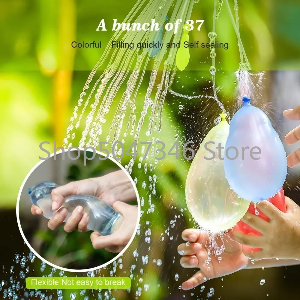 111pcs Water Balloons Quickly Filling Magic Bunch Balloons Bombs Instant Beach Toys Summer Outdoor Fighter Toys For Children