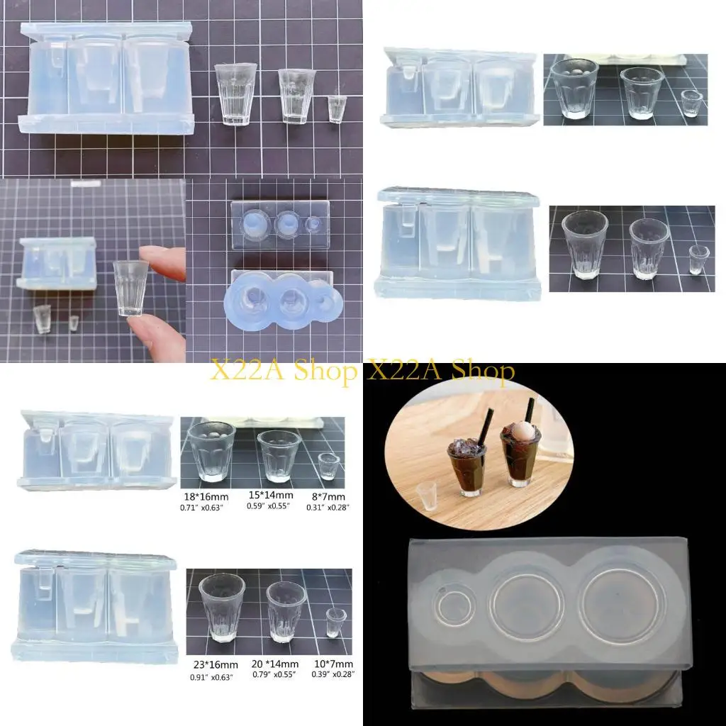 unique-miniature-cup-shaped-molds-flexible-silicone-molds-simulated-mini-cup-mold