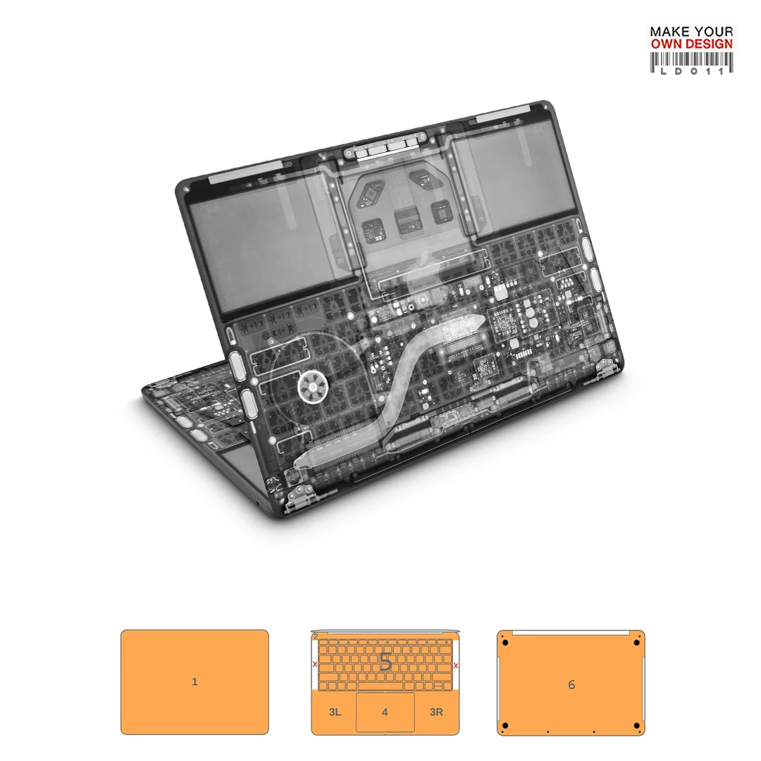 New Wrap Vinyl Decal for MacBook Pro & Air 13/14/15/16 (M1 M2 M3 M4 M5) Full Cover Protective Sticker