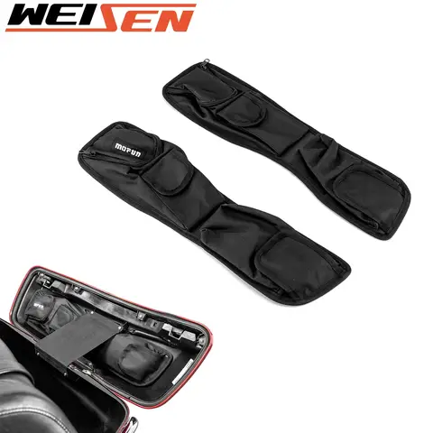 오토바이 좌우 측면 오토바이 새들백 뚜껑 정리함 보관 가방, 2014-2024 할리 투어링 로드 킹용 새들