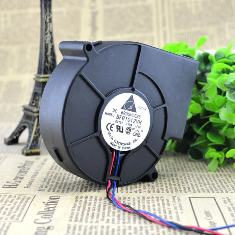 D For Delta BFB1012VH Squirrel Cage Fans -12V/2.7A Servers Robotics 35.73CFM
