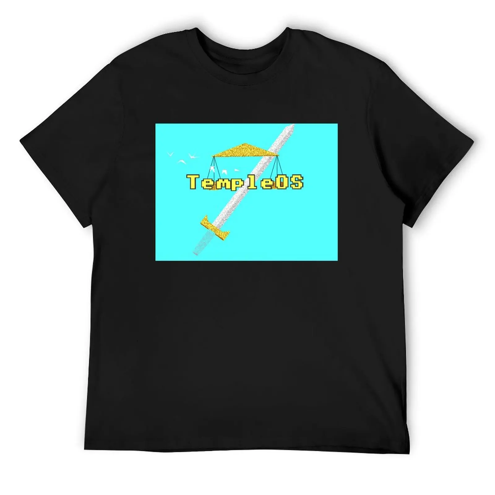 

Temple OS T-Shirt custom shirt sublime valentines clothes mens graphic t-shirts big and tall