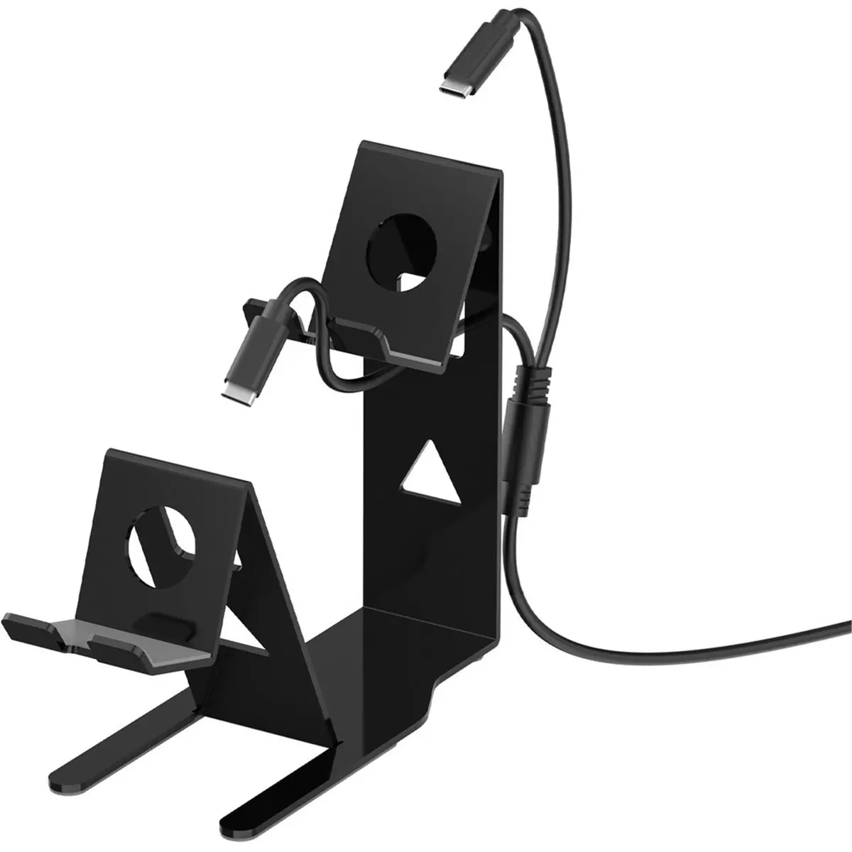 L70A Gamepad Rack Stand Space Saving Desktop Stand Dual Game Controller Stand Holder for Switch/// Accessories