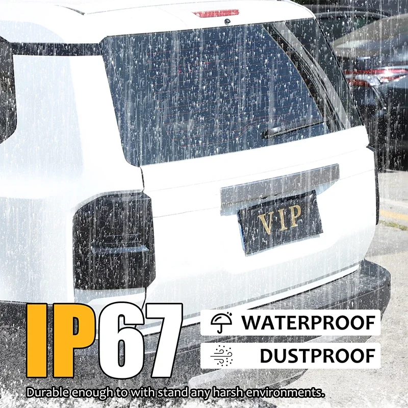 لتويوتا لاند كروزر برادو 250 LC250 2024-2025 ABS سيارة الذيل ضوء الغطاء الواقي ملصق تعديل الخارجي الملحقات