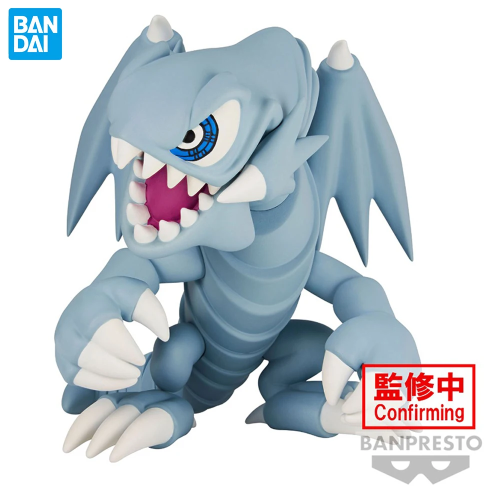 

В наличии Banpresto Yu-Gi-Oh! Экшн-фигурка дракона с голубыми глазами для поединка монстров мультяшный мир 100 мм аниме оригинальная модель подарочные игрушки