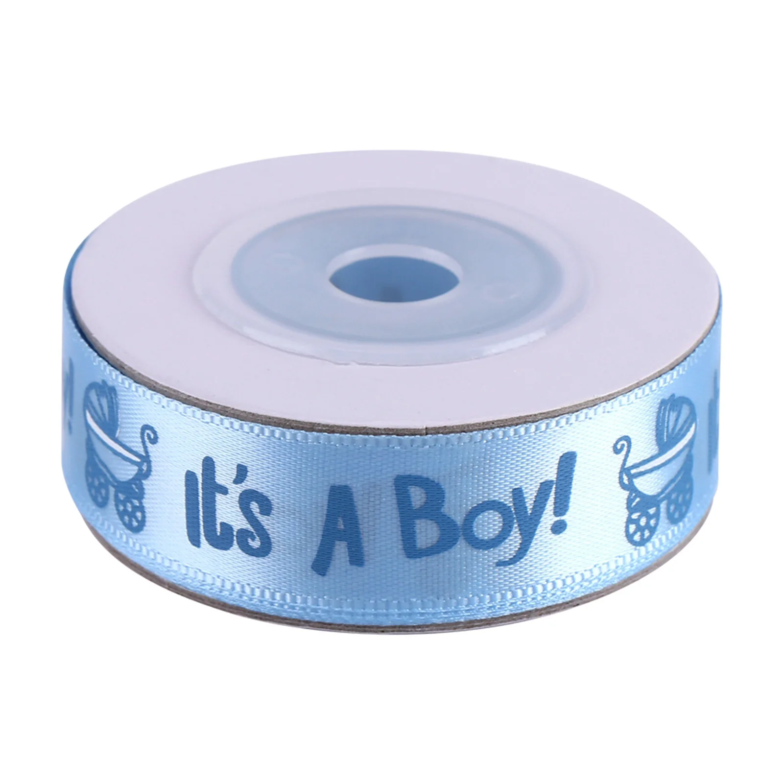 10Yards/Roll IT IS A BOY Baby Shower Christening Party Favor Gift Stain Ribbon Blue Pink