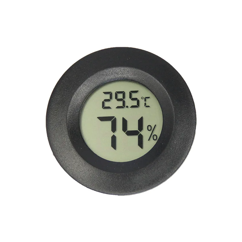 Outdoor Sports Thermometer Reptile Electronic Hygrometer Round Hygrometer Camping Equipment Tool Accessories Outdoor Gadget