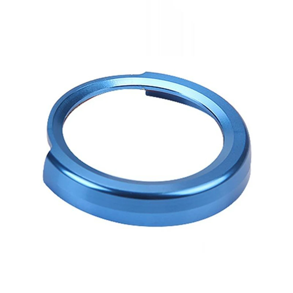 

Start Stop Button Ring Aluminum Alloy Decor Frame Trim Cover For 1 2 3 Series Dustproof Stylish Durable Car Interior