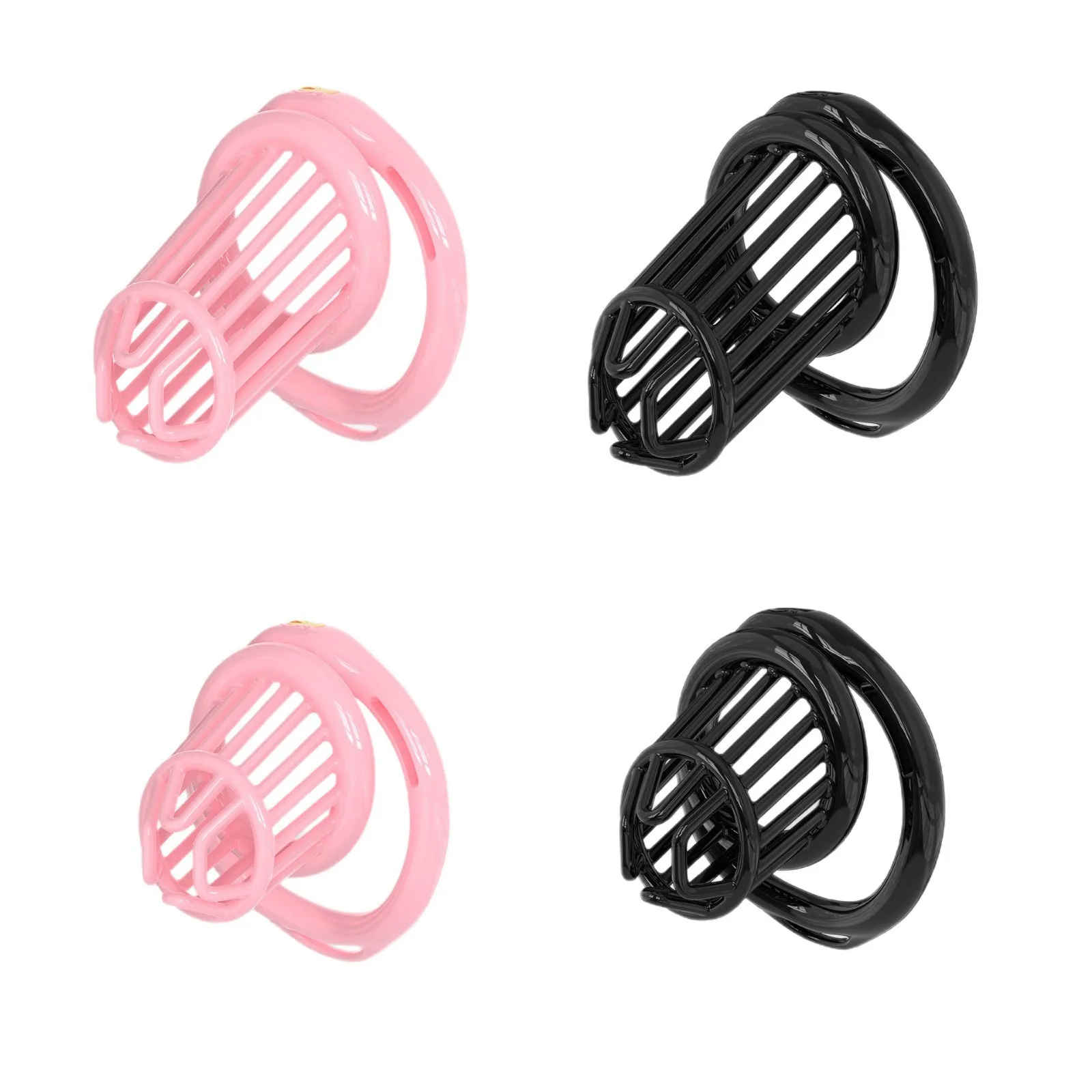 Hollow Penis Chastity Lock Chastity Device Bondage Sissy Breathable Chastity Cage Abstinence Sex Toys for Men Urethral Catheter