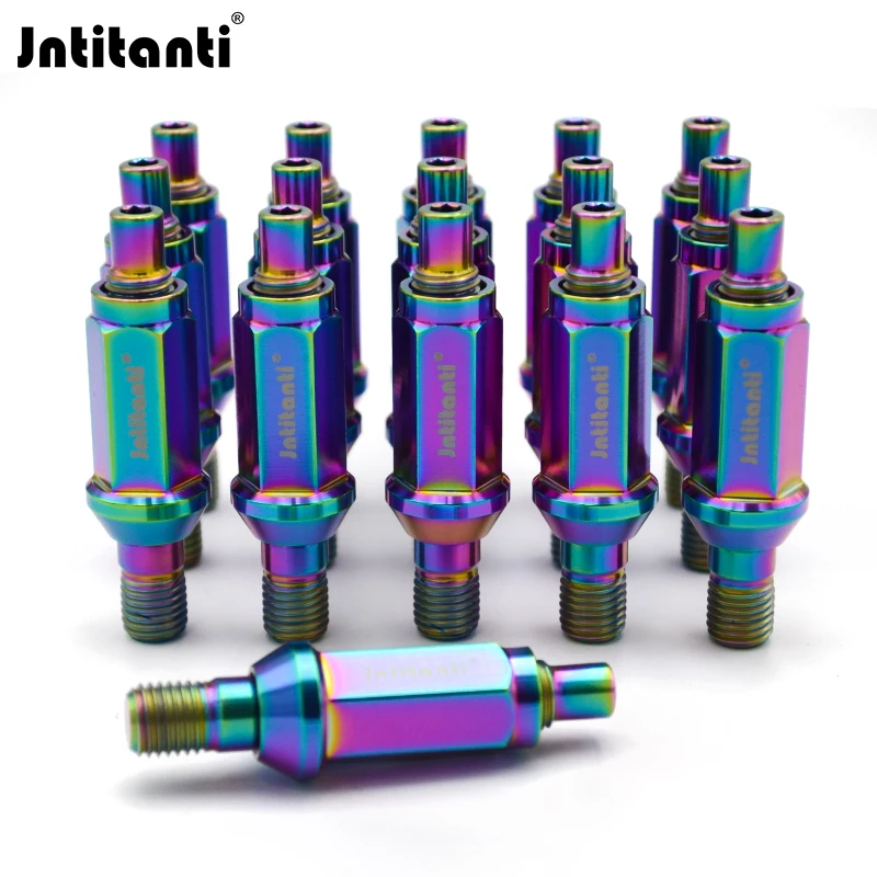 

Комплект титановых шпилек Jntitanti Gr.5 M14*1,25 мм, комплекты шпилек для колес, гоночные детали для BMW MINI Rolls-royers Racing