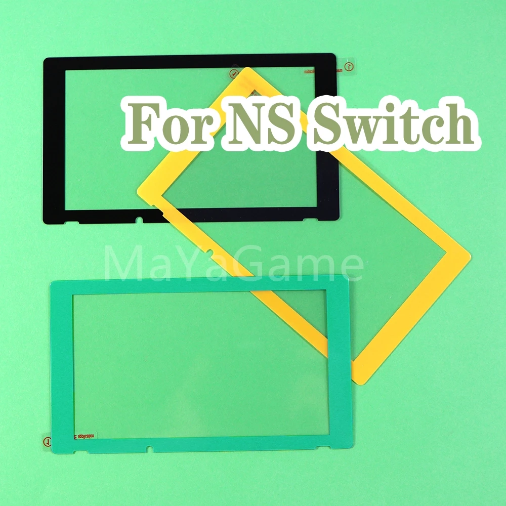 

3pcs Full Screen Tempered Film Color Edge Game Console Glass Film For NS Switch Stained Glass